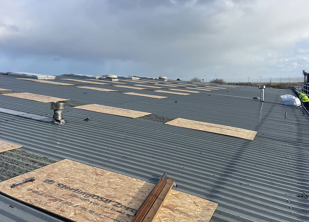 Composite Roofing single skin